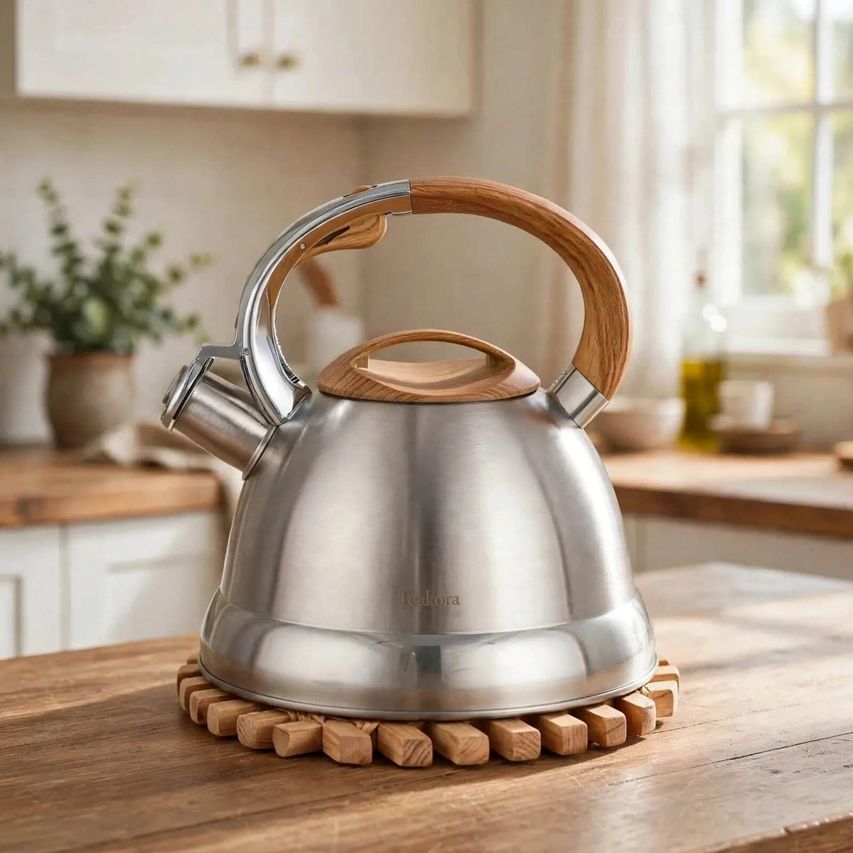 Teakora™ Essential Kettle | Non-Toxic Stainless Steel Whistling Kettle