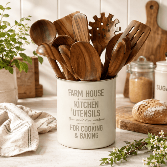 Teakora™ 9-Piece Non-Toxic Kitchen Set